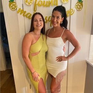 White Selfie Leslie Dress